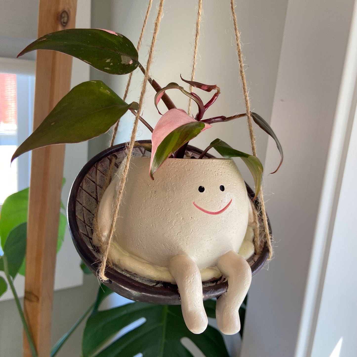 Blije Schommelende Plantenpot