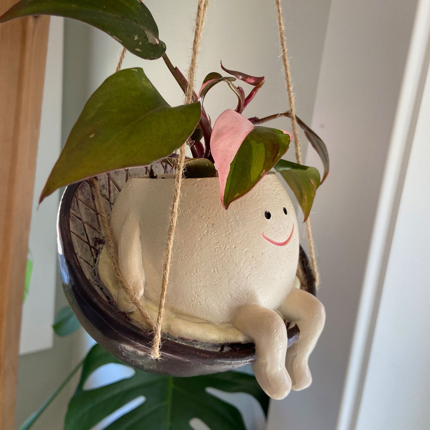 Blije Schommelende Plantenpot