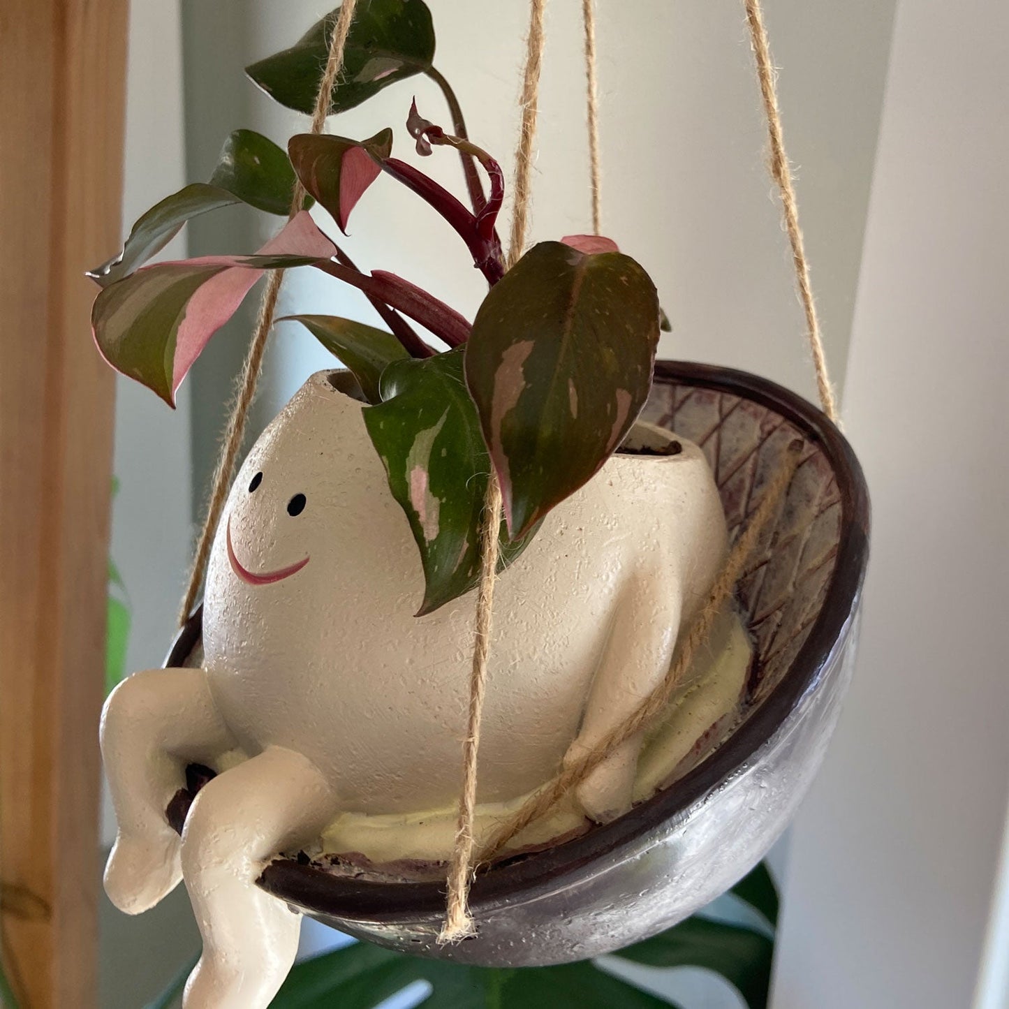 Blije Schommelende Plantenpot