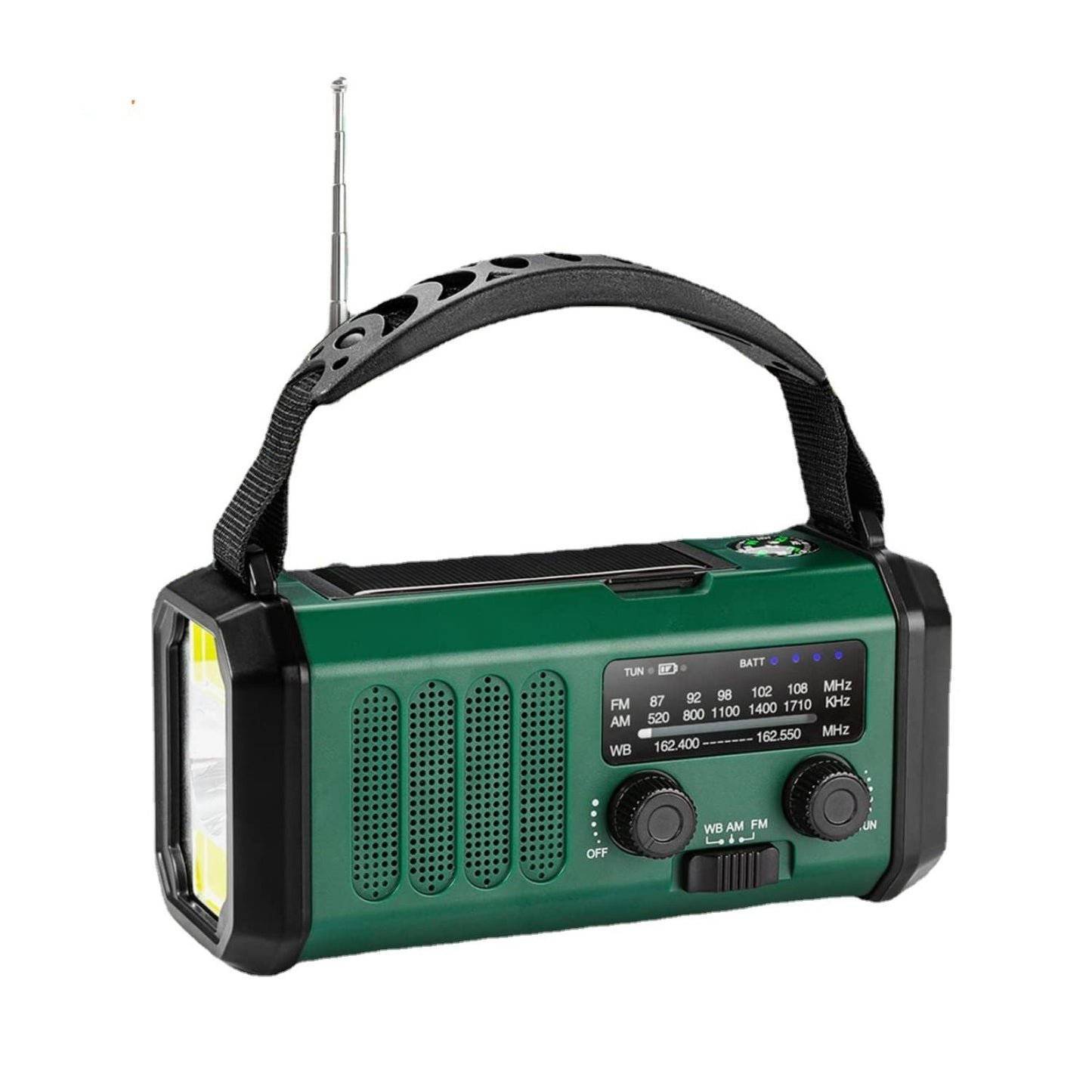 Noodradio, Zaklamp, Kompas, SOS Op Zonne-Energie
