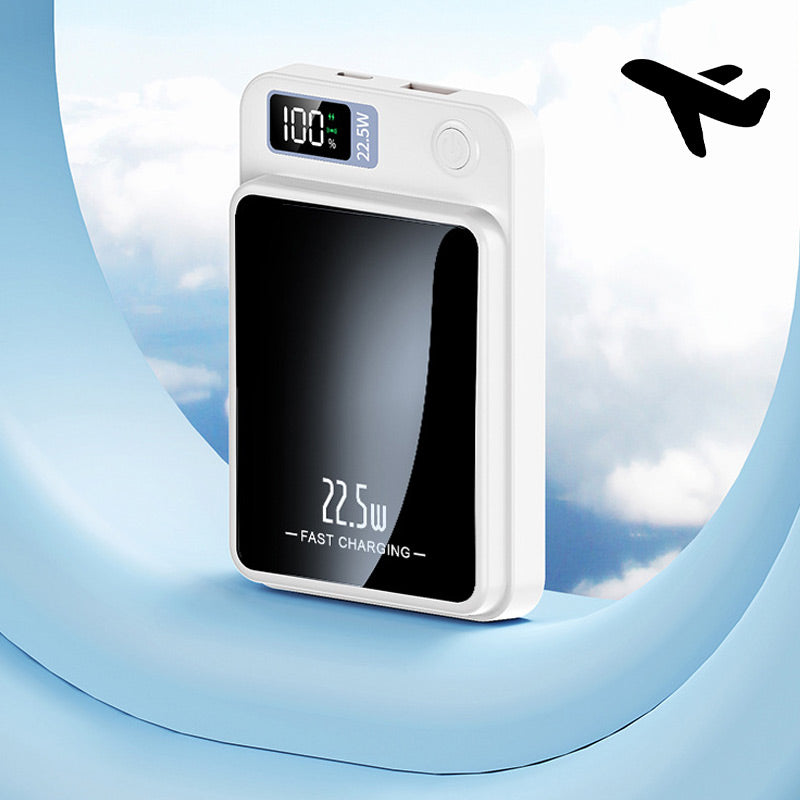 22,5 W ultraslanke, snel oplaadbare 20000 mAh powerbank