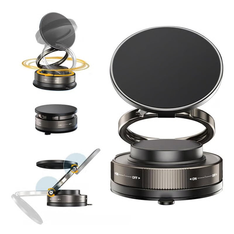 🔄360 ° verstelbare vacuümmagnetische telefoonhouder
