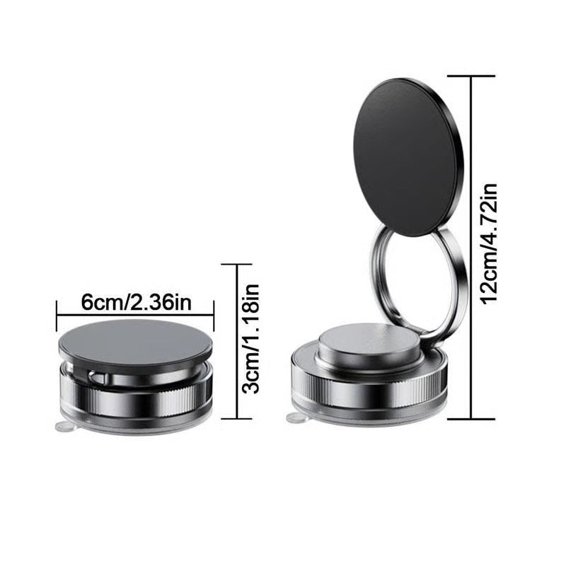 🔄360 ° verstelbare vacuümmagnetische telefoonhouder