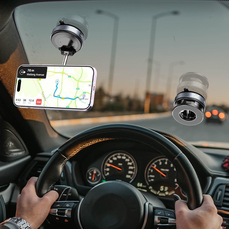 Opvouwbare magnetische autotelefoonhouder