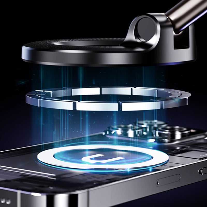Opvouwbare magnetische autotelefoonhouder