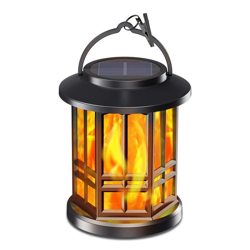 Vintage Lantaarn Met Vlam-Effect | Op Zonne-Energie