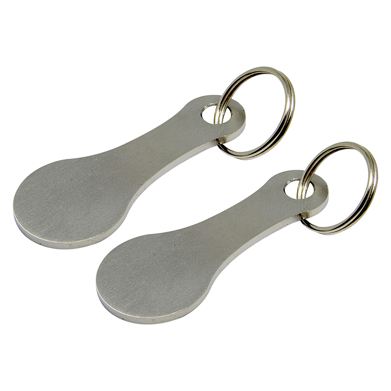 Winkelwagen-Token Sleutelhanger