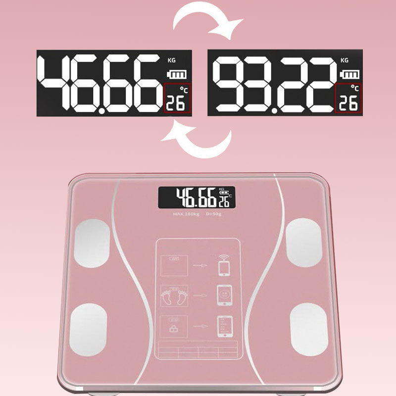 Gewicht, Lichaamsvet & BMI - Slimme digitale weegschaal
