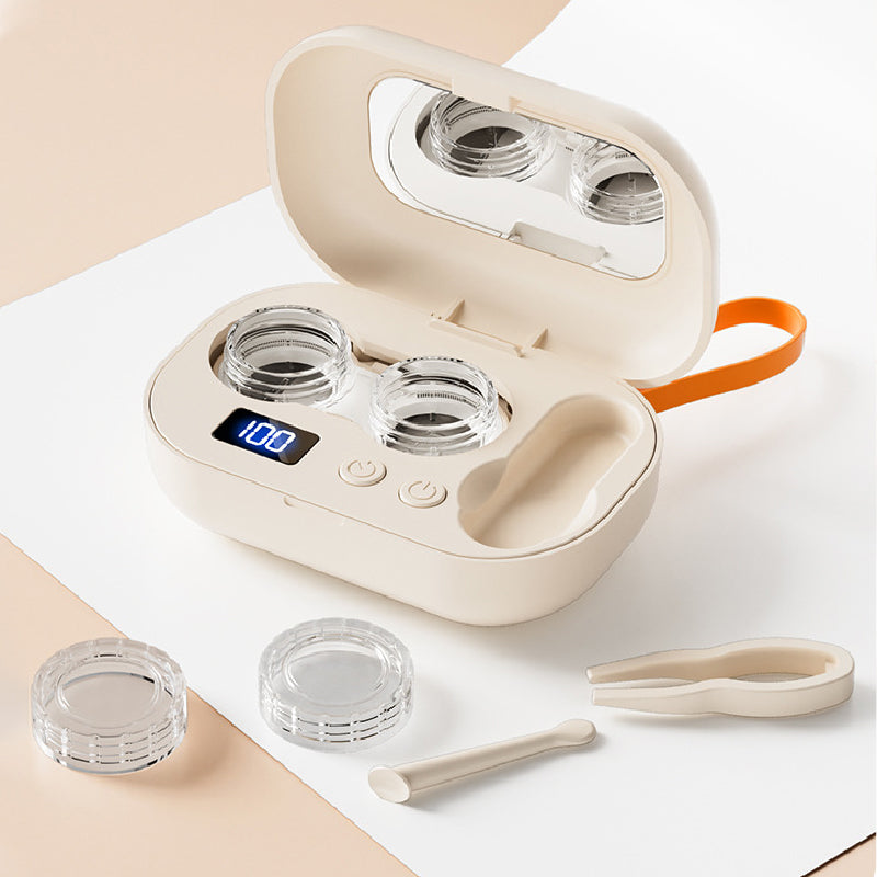 Ultrasone contactlensreiniger met timer