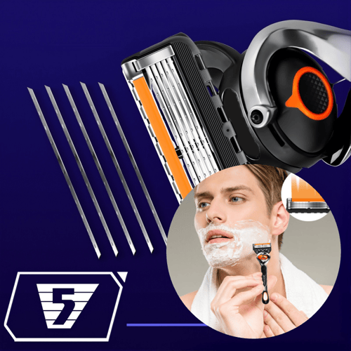 PrecisionRazor - Multi Blade Snelle Ontgrendeling Hoge Precisie Scheermes Set
