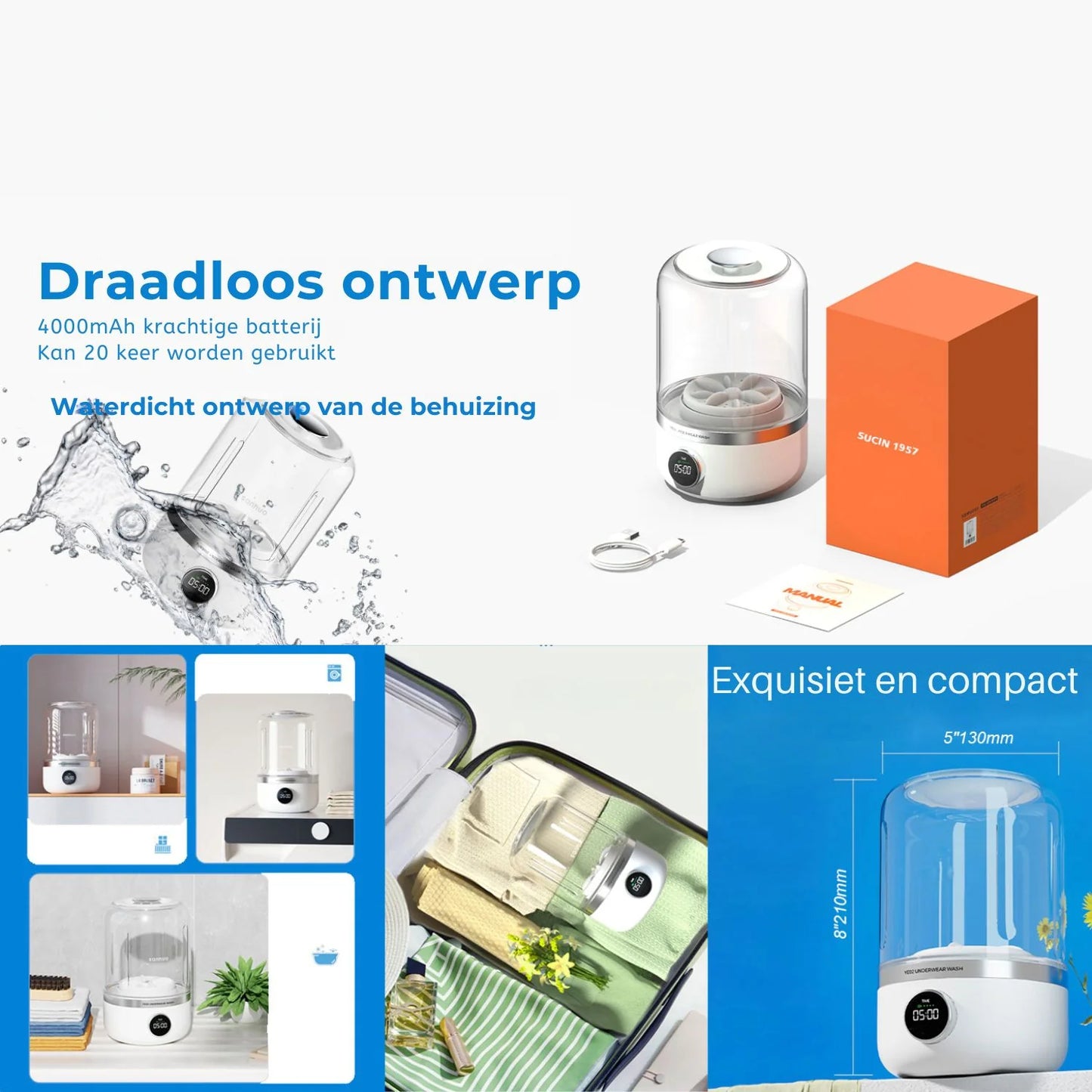 Mini Wasmachine