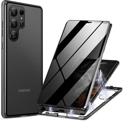 🔥Samsung Privacy magnetisch dubbelzijdig gehard glazen hoesje