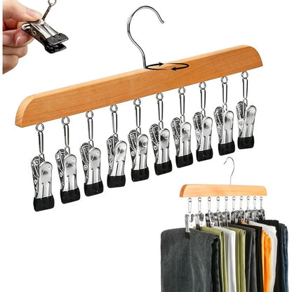 Kledinghanger met 10 klemmen