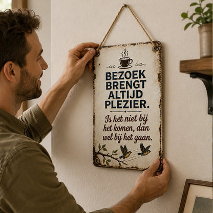 Nostalgisch Welkomstbord