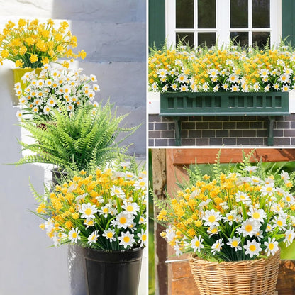 Kunstmatige madeliefjes voor buiten 💐