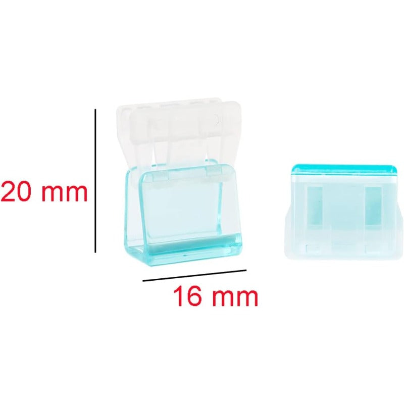 Papierclips met plastic glijlaag