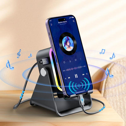 🎶 5-in-1 Draadloze Inductie- en Bluetooth-luidspreker