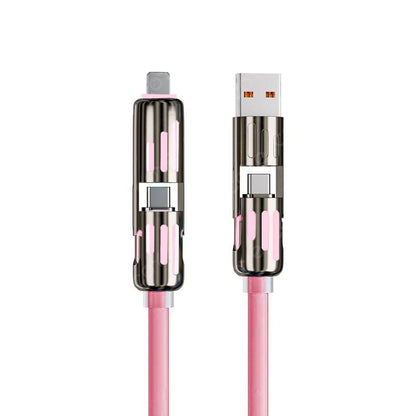 4-in-1 USB-oplaadkabel voor snel opladen met 240 W