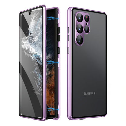 🔥Samsung Privacy magnetisch dubbelzijdig gehard glazen hoesje