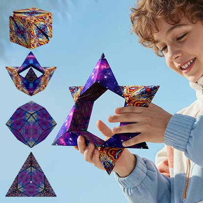 Magnetische fidget-kubus (meer dan 70 transformaties)