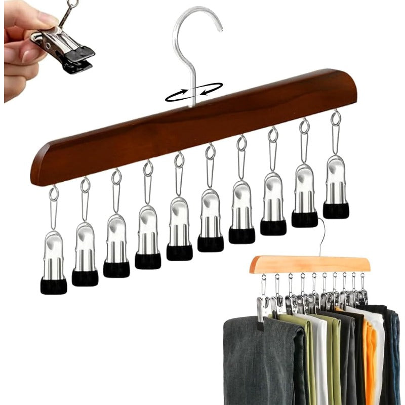 Kledinghanger met 10 klemmen