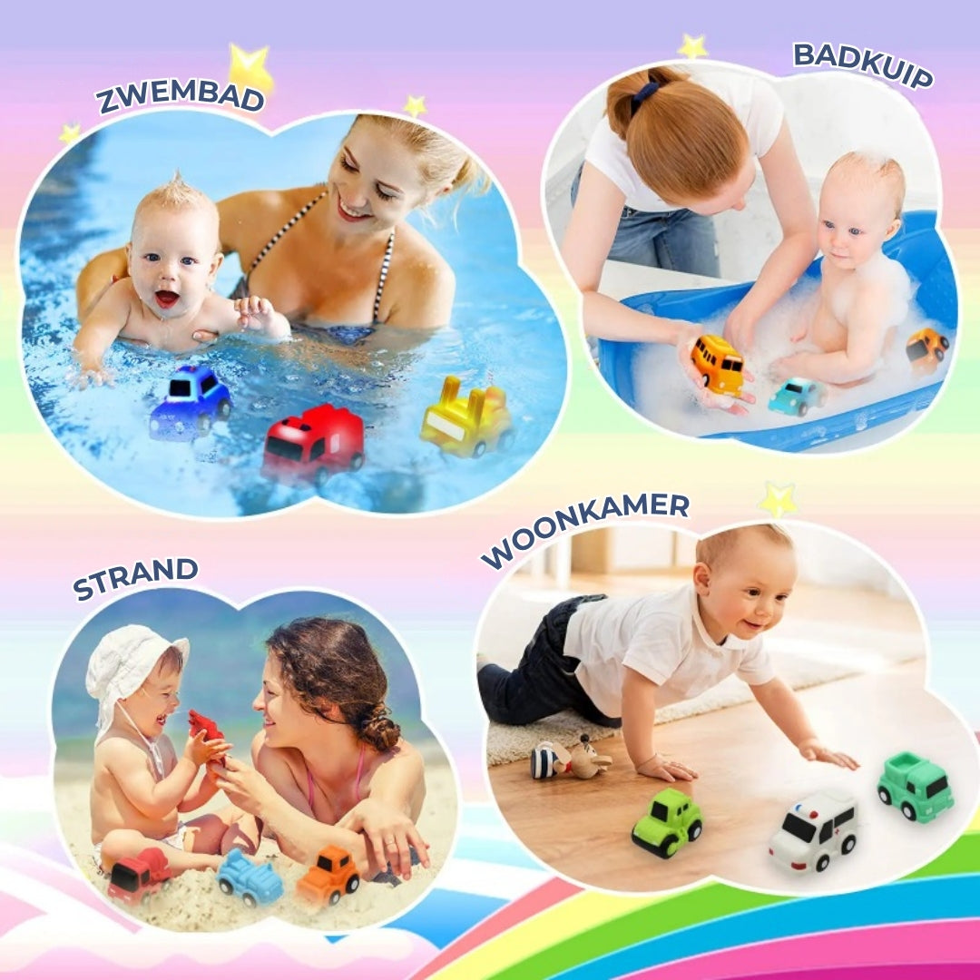 Watergeactiveerde LED Badspeeltjes - 6 Stuks