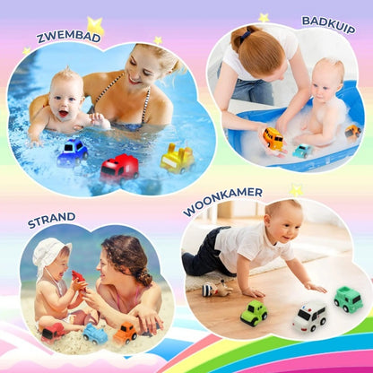 Watergeactiveerde LED Badspeeltjes - 6 Stuks