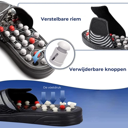 Slippers voor acupressuur en magneettherapie