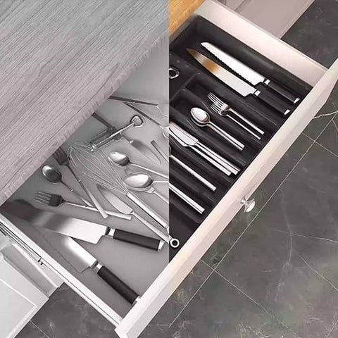 Uitschuifbare Verstelbare Keukenlade Organizer