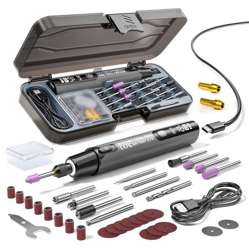 Elektrische Rotary Tool Set met LED-licht en Digitaal Display
