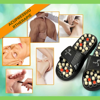 Slippers voor acupressuur en magneettherapie