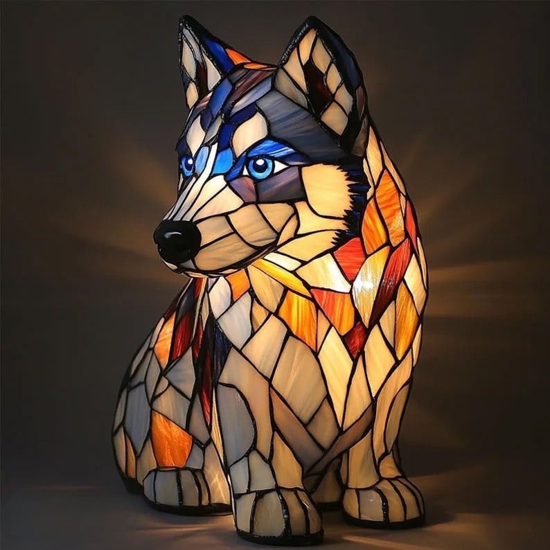 Grappige, schattige Hars Puppy Lampen