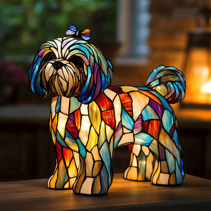 Grappige, schattige Hars Puppy Lampen