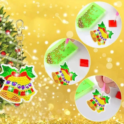 Kerstversiering DIY Sticker-Kerstbollen