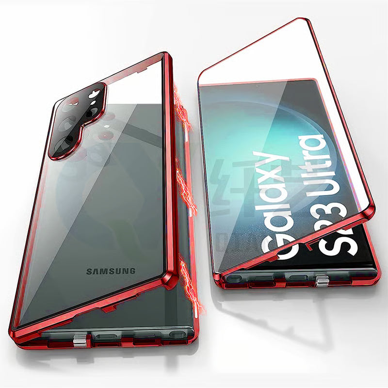 🔥Samsung Privacy magnetisch dubbelzijdig gehard glazen hoesje