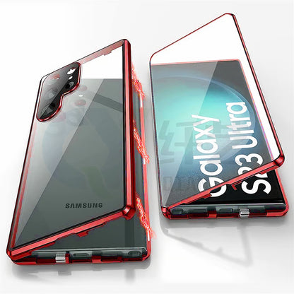 🔥Samsung Privacy magnetisch dubbelzijdig gehard glazen hoesje
