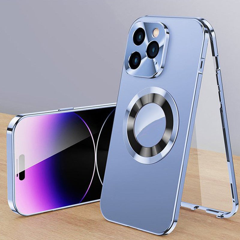 iPhone Dubbelzijdige magnetische telefoonhoes