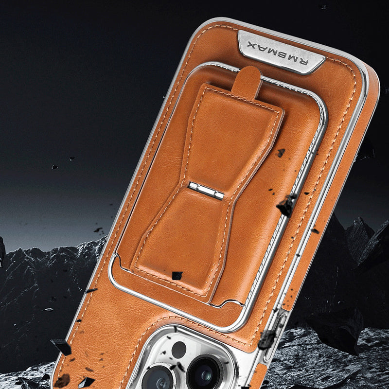 Magnetische Kaartenhouder Lederen iPhone Cover