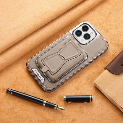 Magnetische Kaartenhouder Lederen iPhone Cover