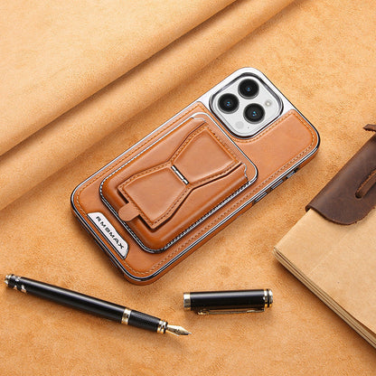 Magnetische Kaartenhouder Lederen iPhone Cover
