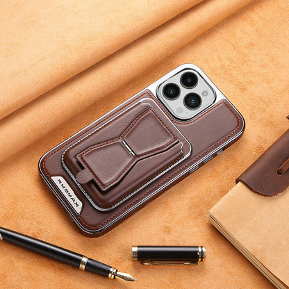 Magnetische Kaartenhouder Lederen iPhone Cover