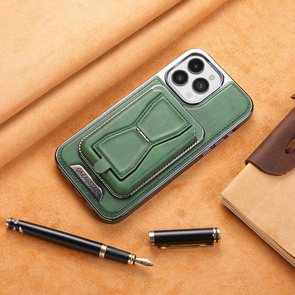 Magnetische Kaartenhouder Lederen iPhone Cover