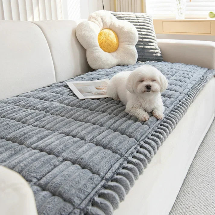 Pluche gewatteerde antislip huisdieren beschermhoes voor sofa's