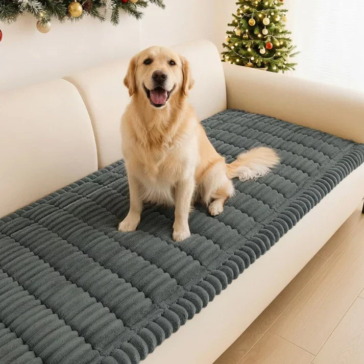 Pluche gewatteerde antislip huisdieren beschermhoes voor sofa's