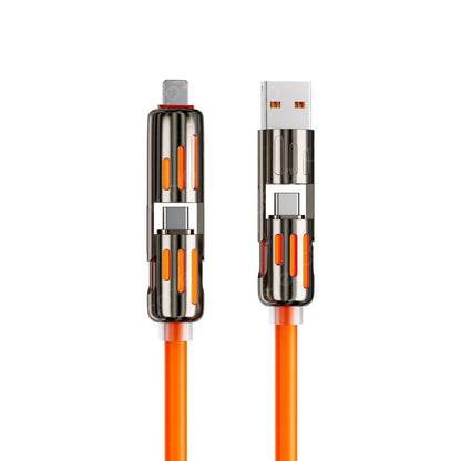 4-in-1 USB-oplaadkabel voor snel opladen met 240 W