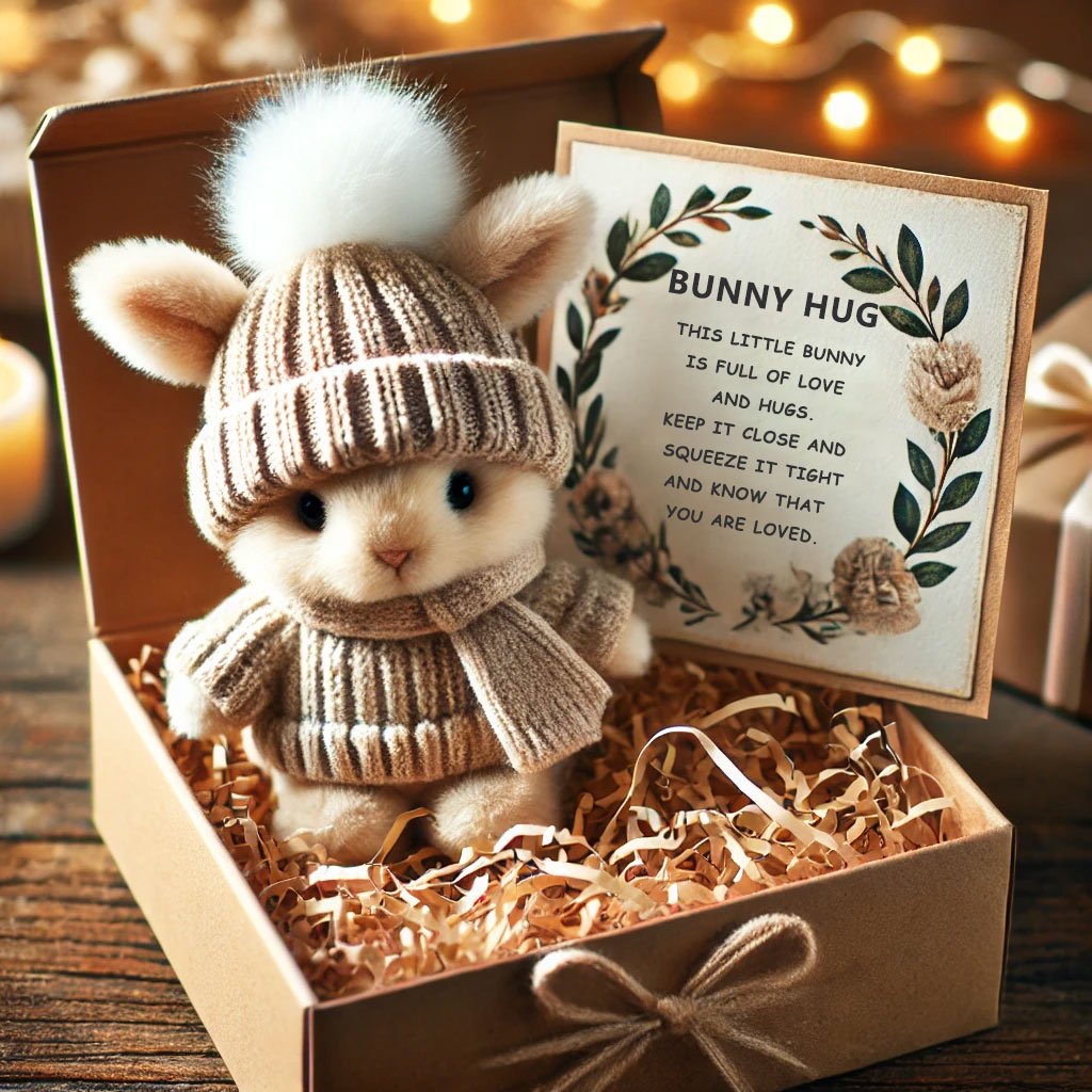 🐇 Paasactie Handgemaakte Mini Konijnen Knuffeltjes