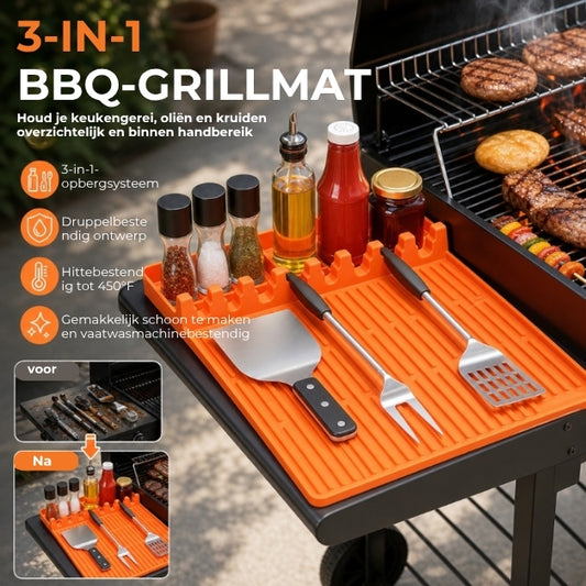 3-in-1 BBQ-Grillmat