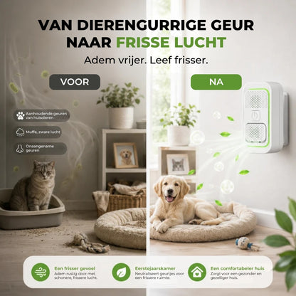 Ioniserende Luchtreiniger voor Huisdiergeurtjes