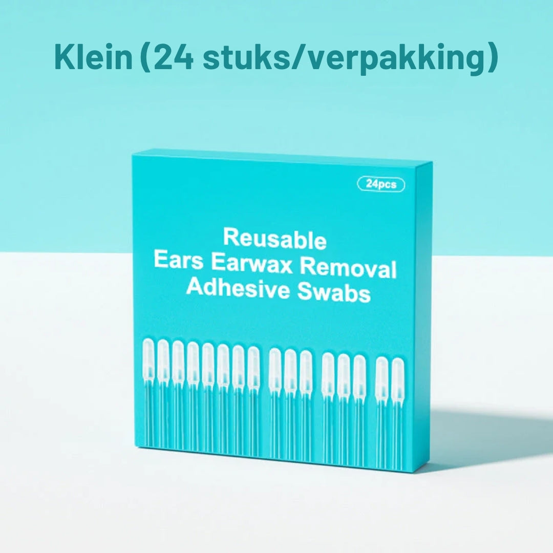 Herbruikbare oorsmeer kleefstaafjes (24st)
