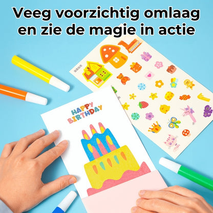 DIY Regenboog Veegkunst (set van 35)